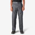 Dickies Men's Loose Fit Double Knee Work Pants - Charcoal Gray Size 46 30 (85283)