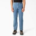 Dickies Men's Regular Fit Jeans - Stonewashed Indigo Blue Size 42 29 (9393)