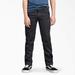 Dickies Boys' Flex Skinny Fit Pants, 4-20 - Black Size 8 (QP801)