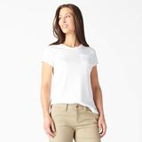 Dickies Women's Cooling Short Sleeve Pocket T-Shirt - White Size XS (SSF400)