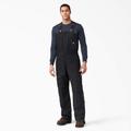 Dickies Men's Duck Insulated Bib Overalls - Black Size L (TB839)