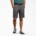 Dickies Men's Slim Fit Work Shorts, 11" - Gravel Gray Size 32 (WR849)