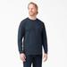 Dickies Men's Heavyweight Long Sleeve Pocket T-Shirt - Dark Navy Size L (WL450)