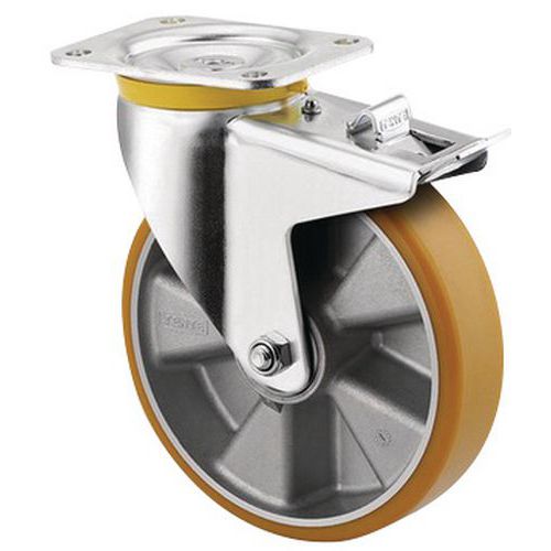 Roulette Pivotante À Frein 800 Kg Diamètre 160 - Tente