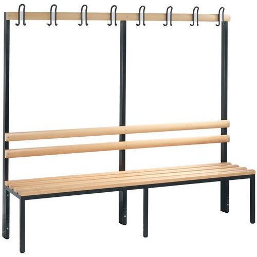 Combiné Banc Patère - L Ht:200 Cm - Nb Patère:8 - CP