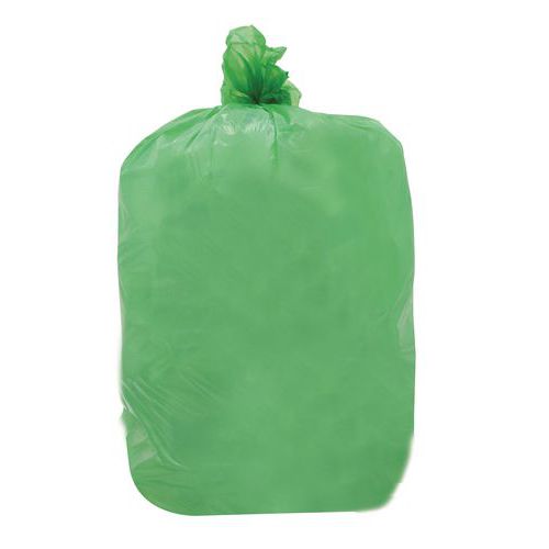 sac-poubelle hdpe 35 microns coloris vert 120 litres