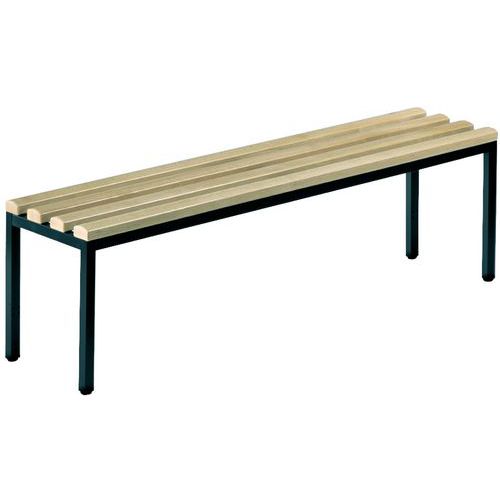 banc de vestiaire cp l:150 cm ass.mat.:hêtre