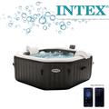 Whirlpool Intex Pure spa Bubble Jet Massage 201x71cm aufblasbar 4 Personen 28458