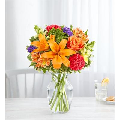 1-800-Flowers Flower Delivery Vibrant Floral Medley Small | 100% Satisfaction Guaranteed | Happiness Delivered To Their Door