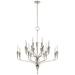 Visual Comfort Signature Collection Chapman & Myers Aiden 40 Inch 20 Light Chandelier - CHC 5503PN