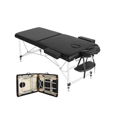 Yaheetech - Massageliege Alu Massagetisch Klappbar Massagebett Massagestuhl mit 2 Zonen