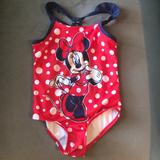 Disney Swim | 2t Minnie Mouse One Piece Swimsuit! | Color: Red/White | Size: 2tg
