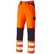 Dickies' Everyday Hi Vis Trousers (Orange/Navy, UK 30R FR 40R DE 44)