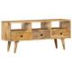 vidaXL TV Cabinet 110x36x50 cm Solid Mango Wood