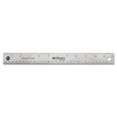 Acme United Corporation Westcott Stainless Steel office Ruler with Non Slip Cork Base Ruler ACM10415