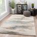 Brown/Green 144 x 0.67 in Area Rug - Ivy Bronx Fairlop Abstract Handmade Tufted Area Rug Viscose/Wool | 144 W x 0.67 D in | Wayfair