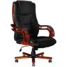 Vidaxl - Chaise de gestion de fauteuil de gestion du bureau de gestion en cuir et conception