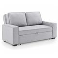 Roam - Canapé convertible 3 places en tissu gris - Gris