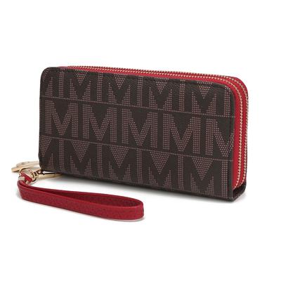 MKF Collection by Mia K. Holiday Sales Camilla Zip and Snap Wallet -