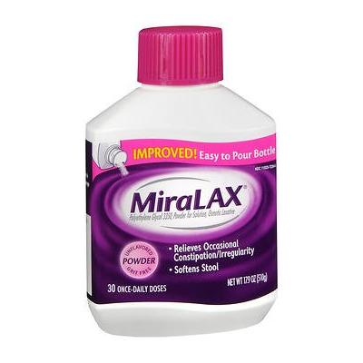 MiraLAX Powder Unflavored 17.9 oz, Pack of 4