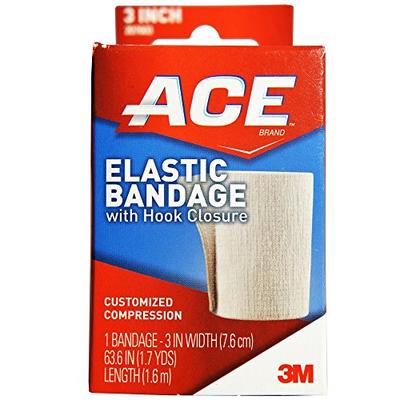 ACE Elastic Bandage with Hook Closure 3 Inch 1 ea (Pack of 5)