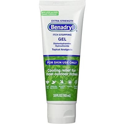 Benadryl Extra Strength Itch Stopping Gel 3.5 oz (Pack of 8)