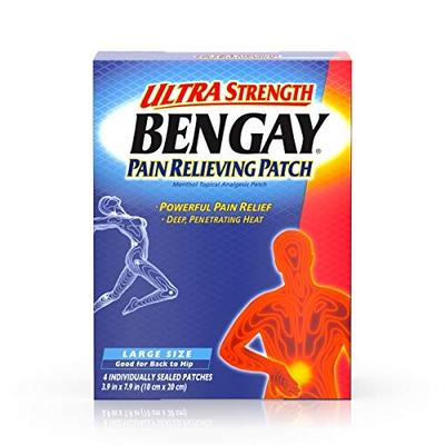 Bengay Ultra Strength Large Size 4-Count (Pack of 2)