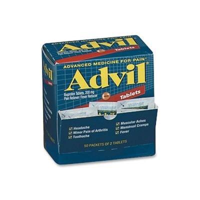 Advil Pain Reliever Refills, 50/2Packs