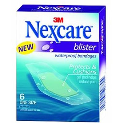 Nexcare Blister Waterproof Bandages, One Size 6 ea (Pack of 5)