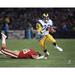 Eric Dickerson Los Angeles Rams Unsigned Running Photograph