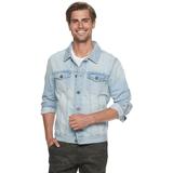 Men's XRAY Washed Denim Jacket, Size: XL, Dark Blue screenshot. Men's Jackets & Coats directory of Men's Clothing.