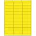 Compulabel 311152 Fluorescent Yellow Address Labels for Laser Printers, 2 5/8 x 1 Inch, Permanent Ad
