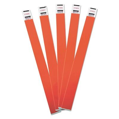 Advantus AVT75510 Crowd Management Wristbands, Sequentially Numbered, Red, 500 Per Pack