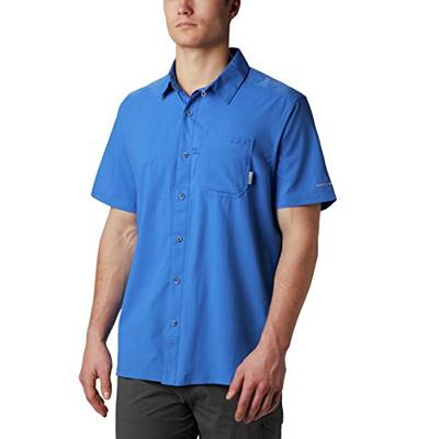 Columbia Men's Slack Tide Camp Shirt, Vivid Blue, Large