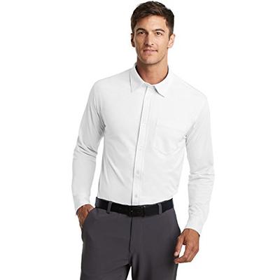 Port Authority K570 Men's Dimension Knit Dress Shirt White XL