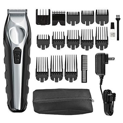 Wahl Lithium Ion Total Beard Trimmer, Facial Hair clippers with 13 Guide Combs for Easy Trimming, De