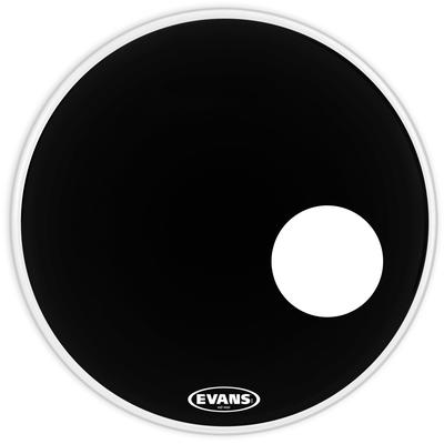Evans BD22RONX Onyx Black 22" Resonant Bass Drum Head