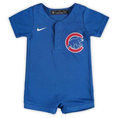 "Nike Chicago Cubs Newborn & Infant Royal Official Jersey Romper"
