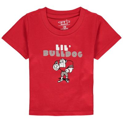 "Georgia Bulldogs Infant Red Lil Mascot T-Shirt"