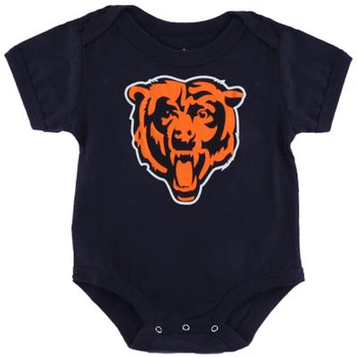 "Chicago Bears Newborn Navy Team Logo Bodysuit"