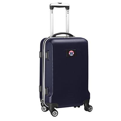 Denco NBA Washington Wizards Carry-On Hardcase Luggage Spinner, Navy