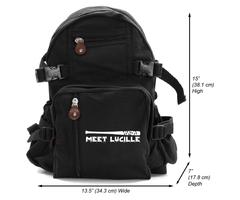 Meet Lucille Heavyweight Canvas Backpack Bag