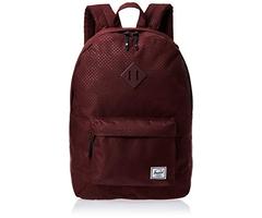 Herschel Heritage Backpack, Plum Dot Check, Classic 21.5L