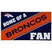 Denver Broncos 18" x 30" Team Turf Mat