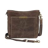 GTM Buffalo Leather Cross Body with Front Flap Organizer screenshot. Handbags & Totes directory of Handbags & Luggage.