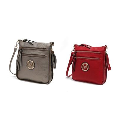MKF Collection by Mia K. Angelina Crossbody Bag - red