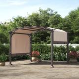 Sunjoy Meadow 9.5 ft. x 11 ft. Steel Arched Pergola w/ 2-Tone Adjustable Shade Metal | 93.7 H x 134.65 W x 112.8 D in | Wayfair A106005400