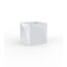 Vondom Faz Jardiniere Resin Pot Planter Resin/Plastic in White | 15.75 H x 15.75 W x 15.75 D in | Wayfair 54175A-ICE