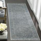 Blue/Gray 72 x 0.14 in Area Rug - Ophelia & Co. Mancia Area Rug Polyester/Viscose/Cotton | 72 W x 0.14 D in | Wayfair CHLH5176 32224464