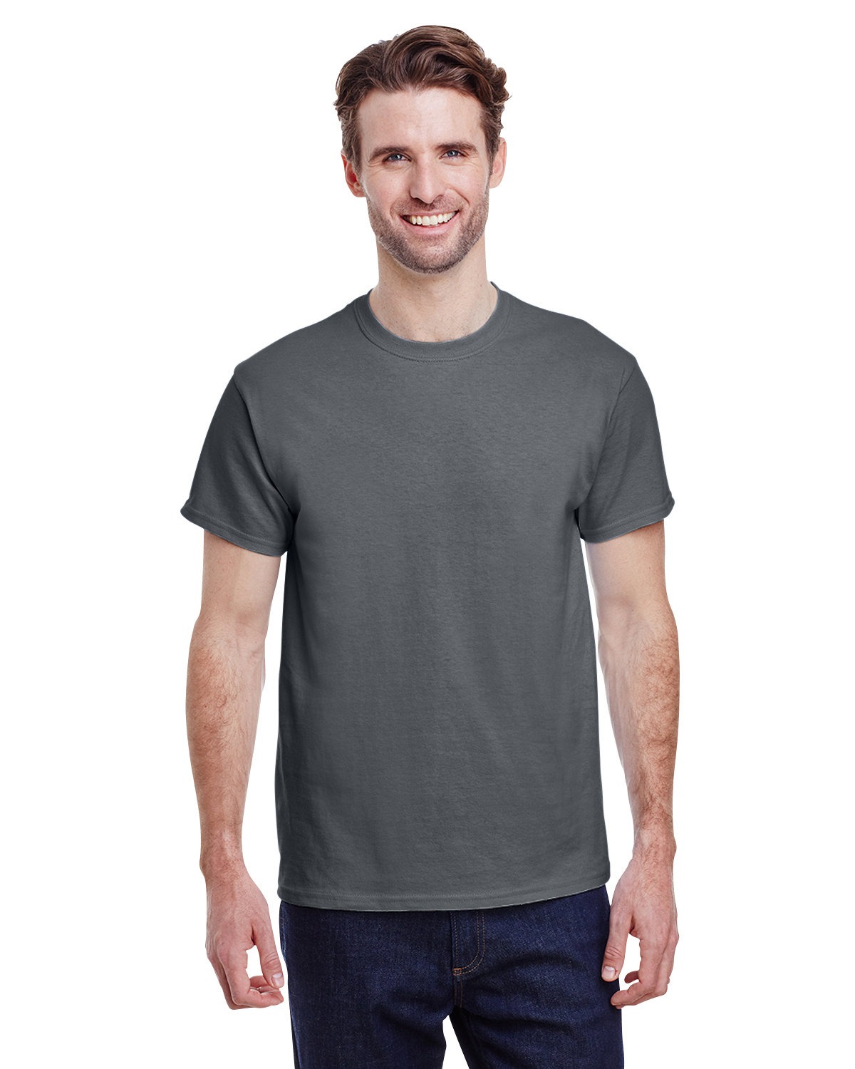 Gildan G500 Adult Heavy Cotton T-Shirt in Tweed size 4XL 5000, G5000
